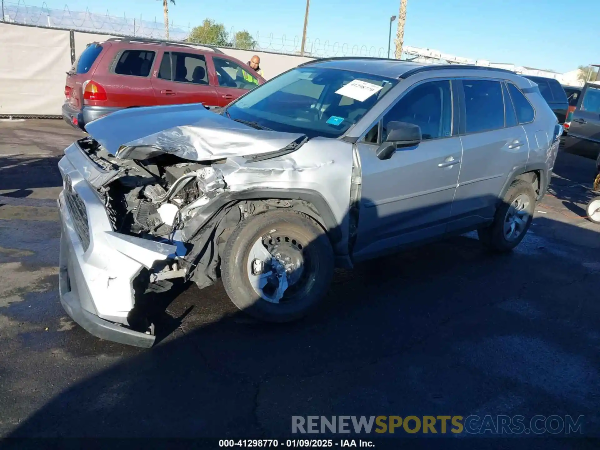 2 Photograph of a damaged car 2T3H1RFV0KC015010 TOYOTA RAV4 2019