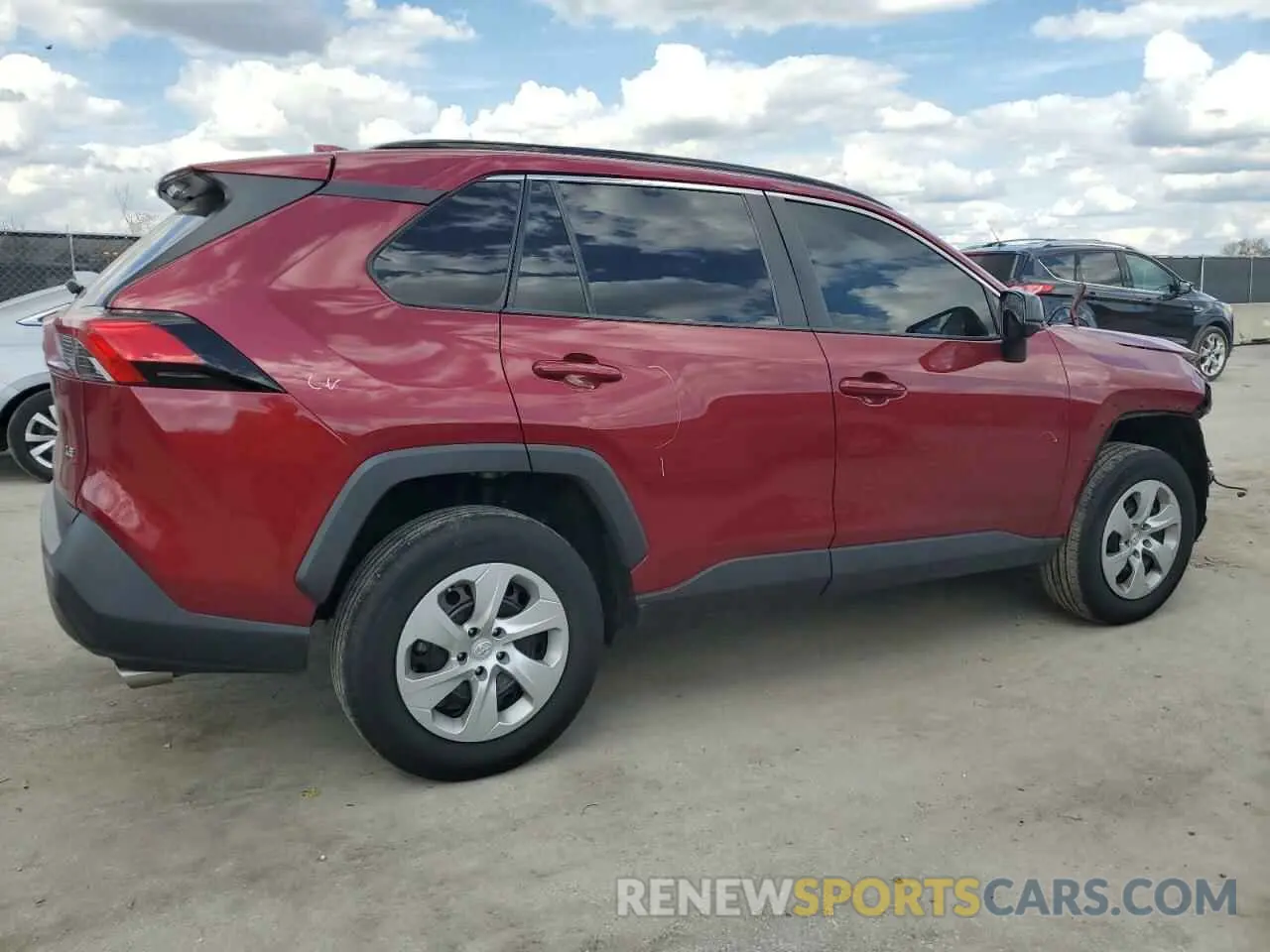 3 Photograph of a damaged car 2T3H1RFV0KW040990 TOYOTA RAV4 2019