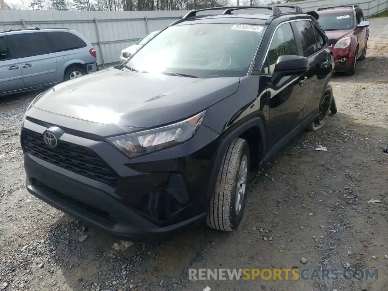 2 Photograph of a damaged car 2T3H1RFV0KW054887 TOYOTA RAV4 2019