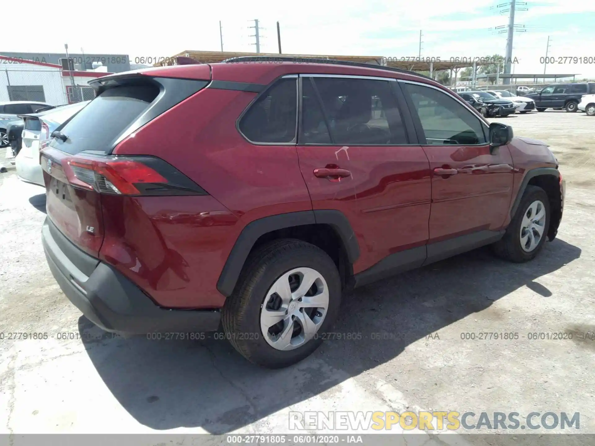 4 Photograph of a damaged car 2T3H1RFV1KC012648 TOYOTA RAV4 2019