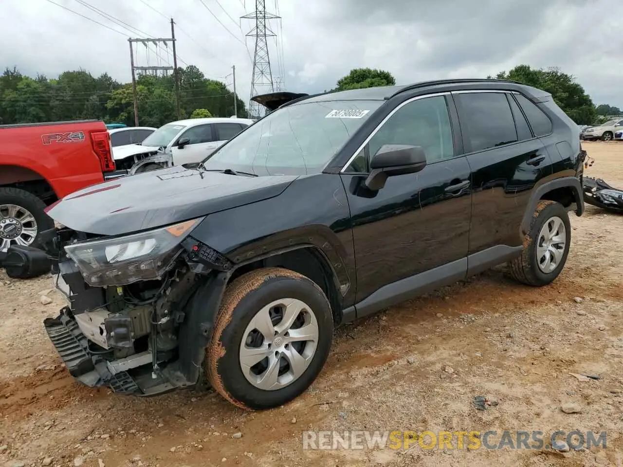 1 Photograph of a damaged car 2T3H1RFV1KC013699 TOYOTA RAV4 2019