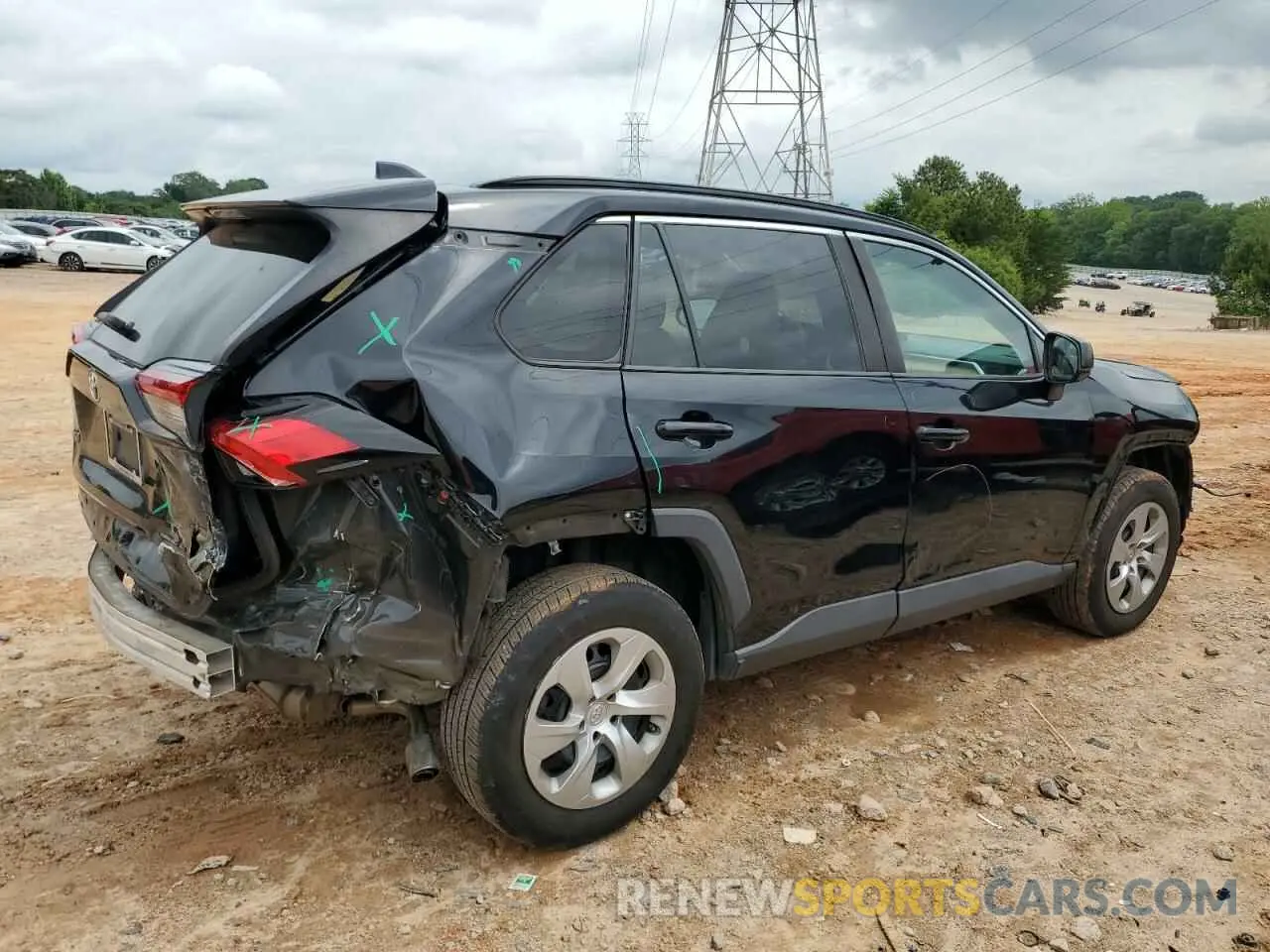 3 Photograph of a damaged car 2T3H1RFV1KC013699 TOYOTA RAV4 2019