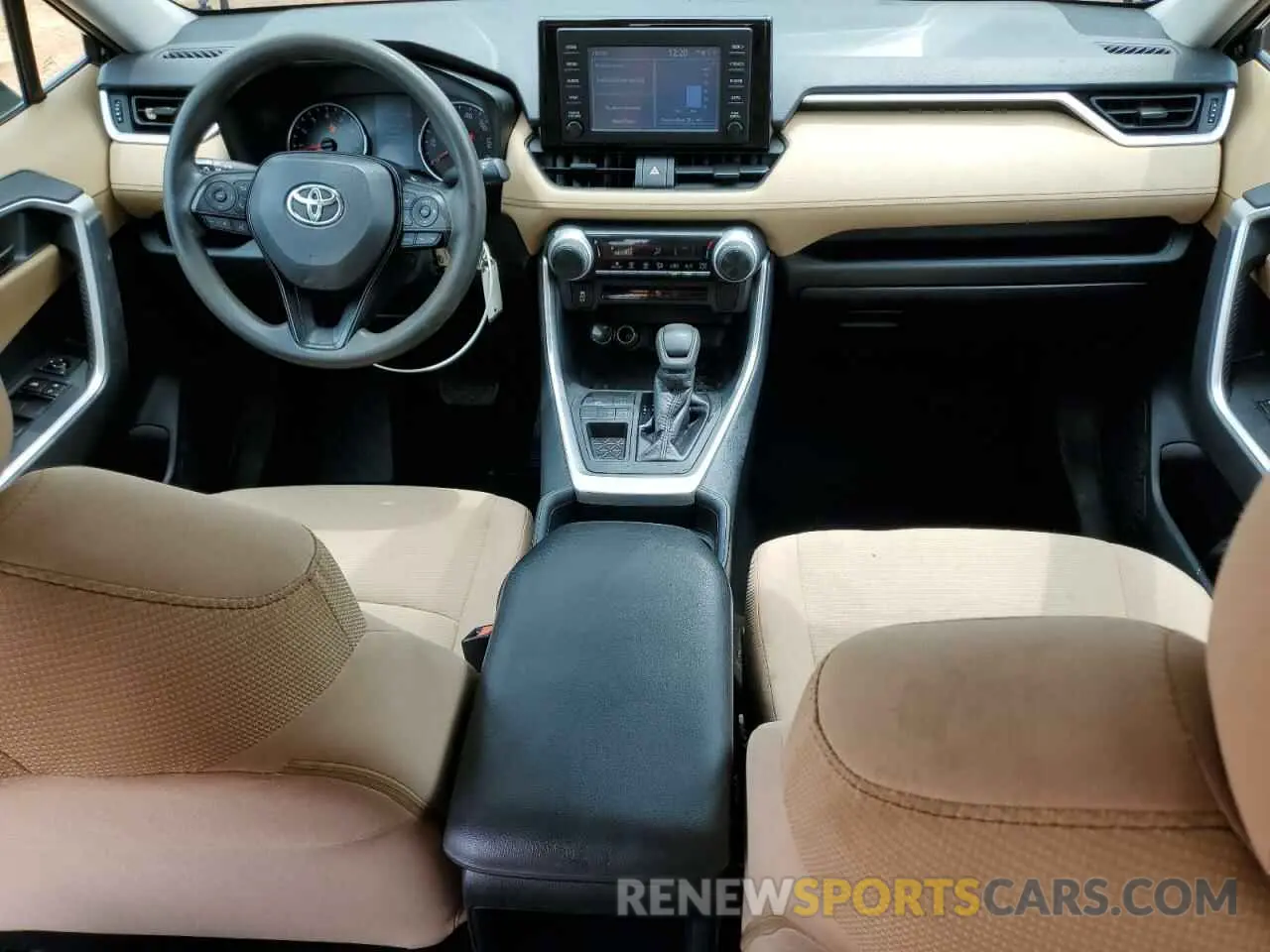 8 Photograph of a damaged car 2T3H1RFV1KC013699 TOYOTA RAV4 2019