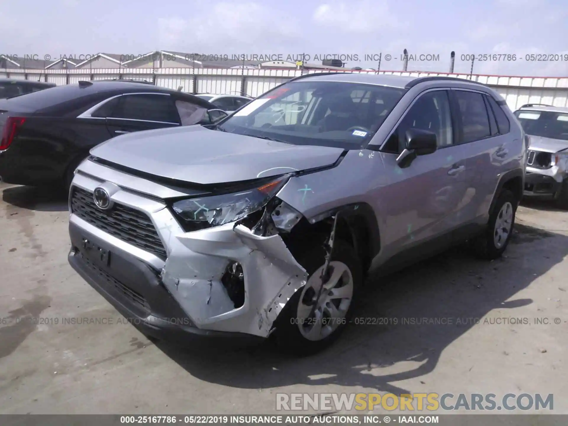 2 Photograph of a damaged car 2T3H1RFV1KW002409 TOYOTA RAV4 2019