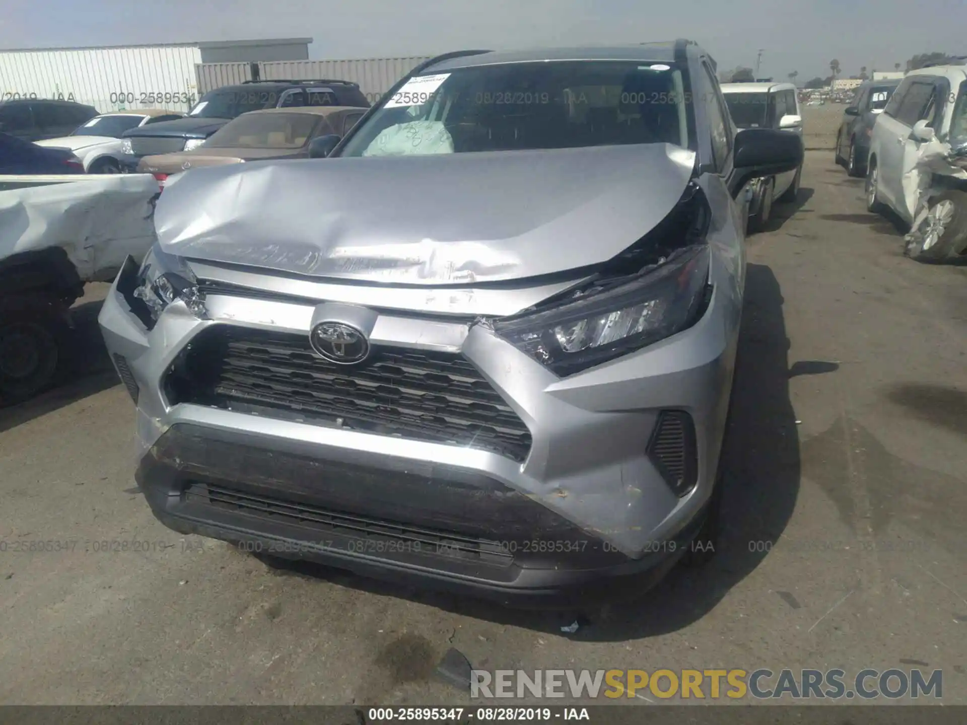 6 Photograph of a damaged car 2T3H1RFV1KW017234 TOYOTA RAV4 2019