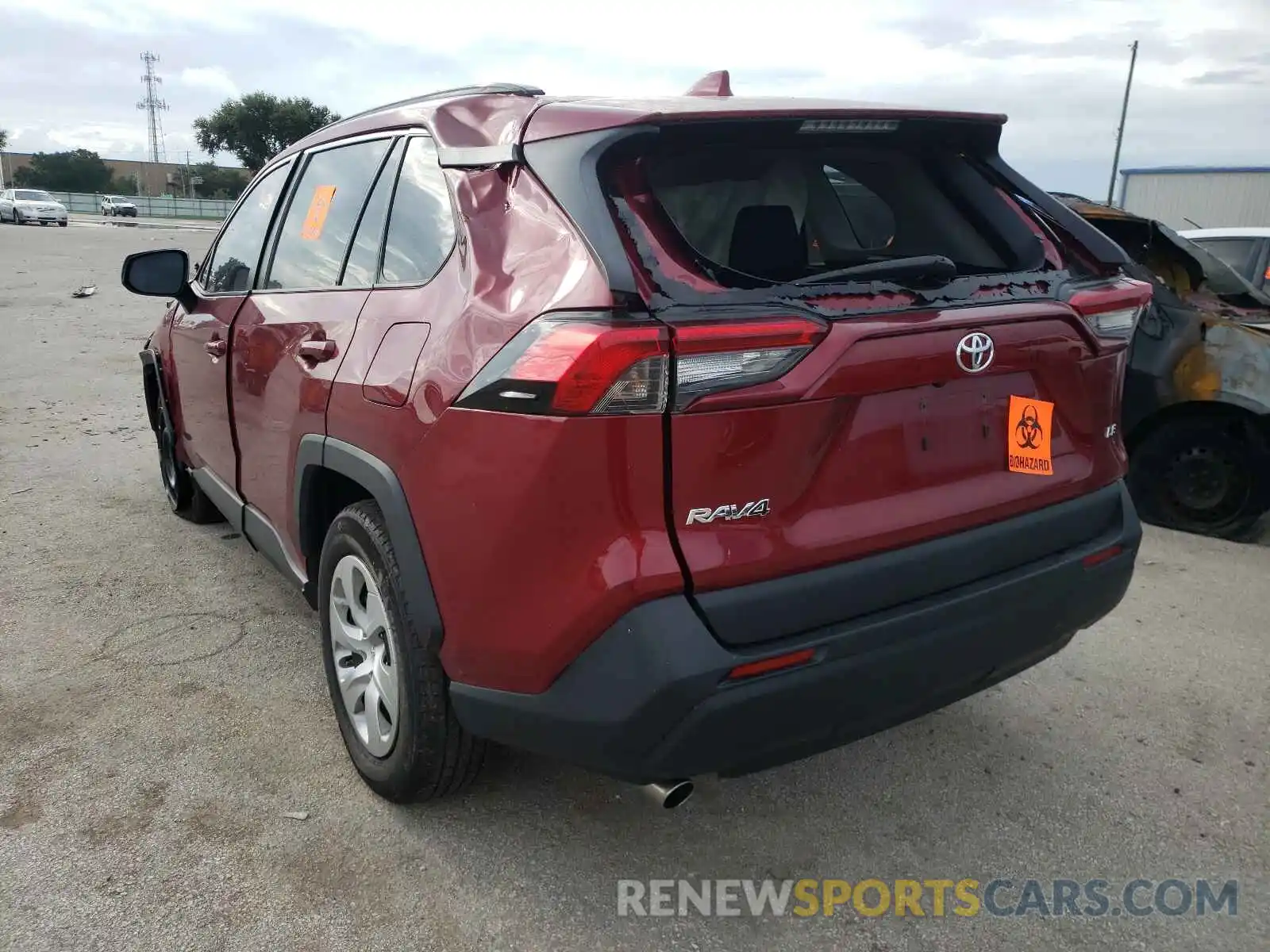 3 Photograph of a damaged car 2T3H1RFV1KW021123 TOYOTA RAV4 2019