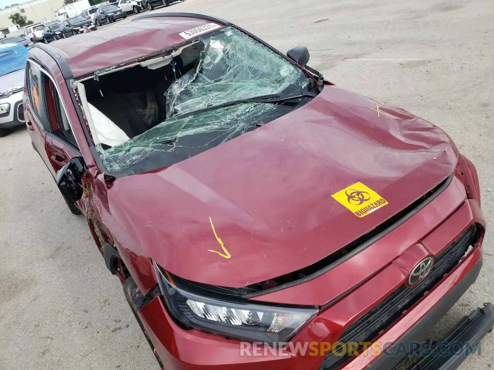 9 Photograph of a damaged car 2T3H1RFV1KW021123 TOYOTA RAV4 2019