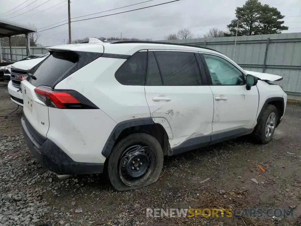 3 Photograph of a damaged car 2T3H1RFV1KW023891 TOYOTA RAV4 2019