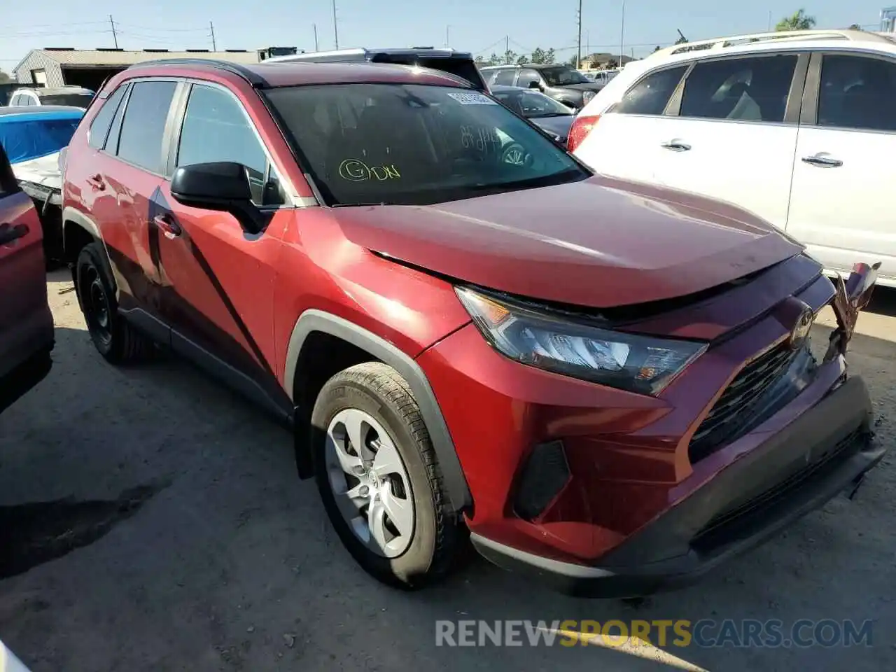 4 Photograph of a damaged car 2T3H1RFV1KW036205 TOYOTA RAV4 2019