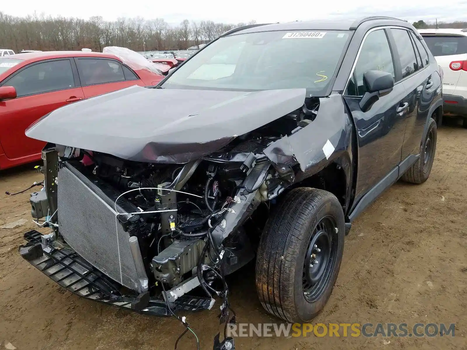 2 Photograph of a damaged car 2T3H1RFV1KW040416 TOYOTA RAV4 2019