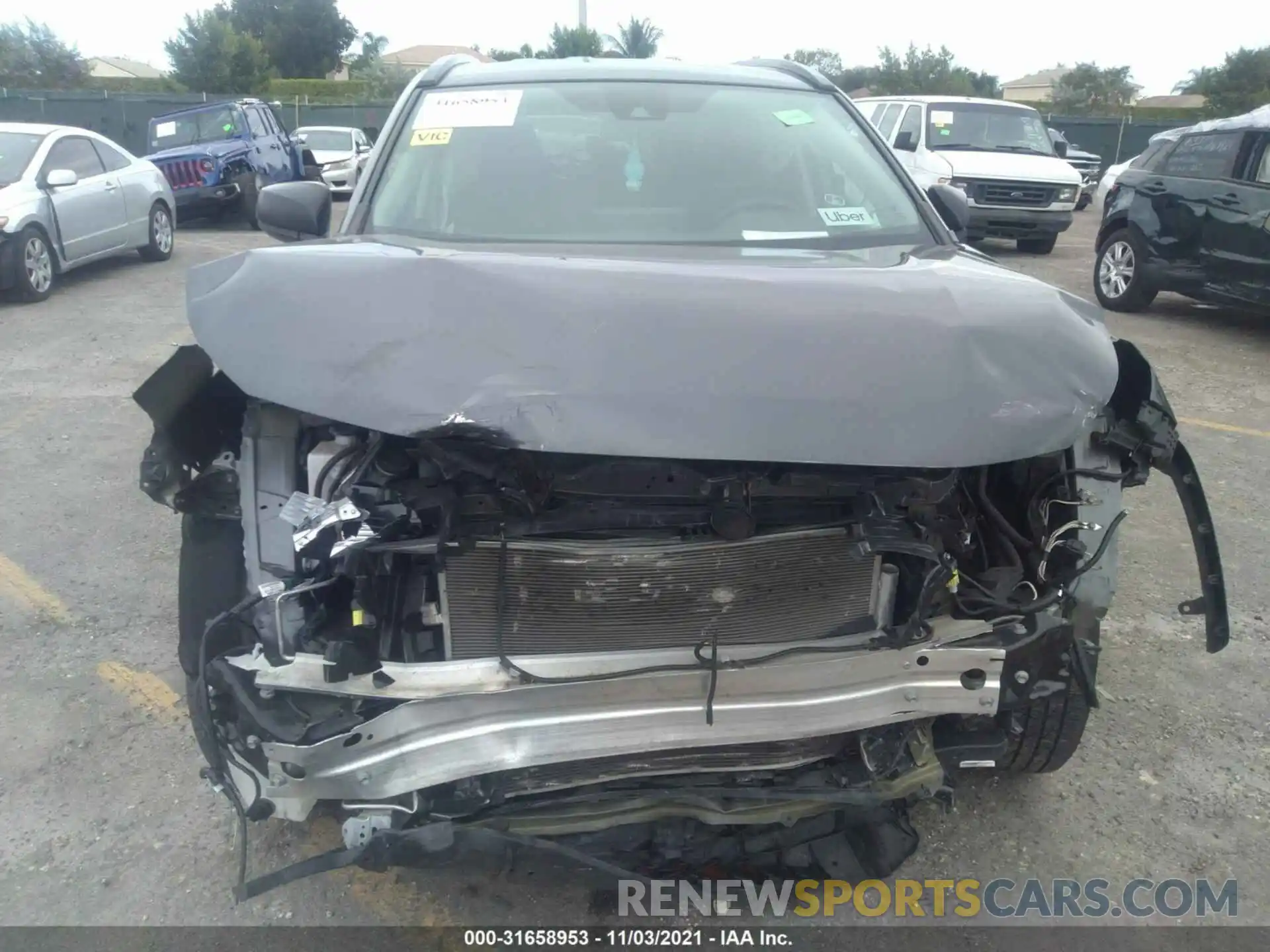 6 Photograph of a damaged car 2T3H1RFV1KW045597 TOYOTA RAV4 2019