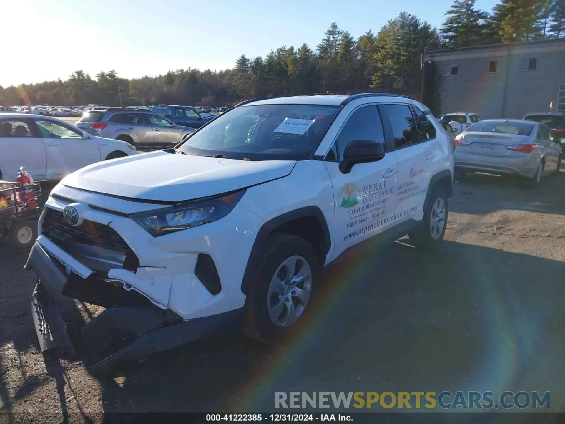 2 Photograph of a damaged car 2T3H1RFV1KW055286 TOYOTA RAV4 2019
