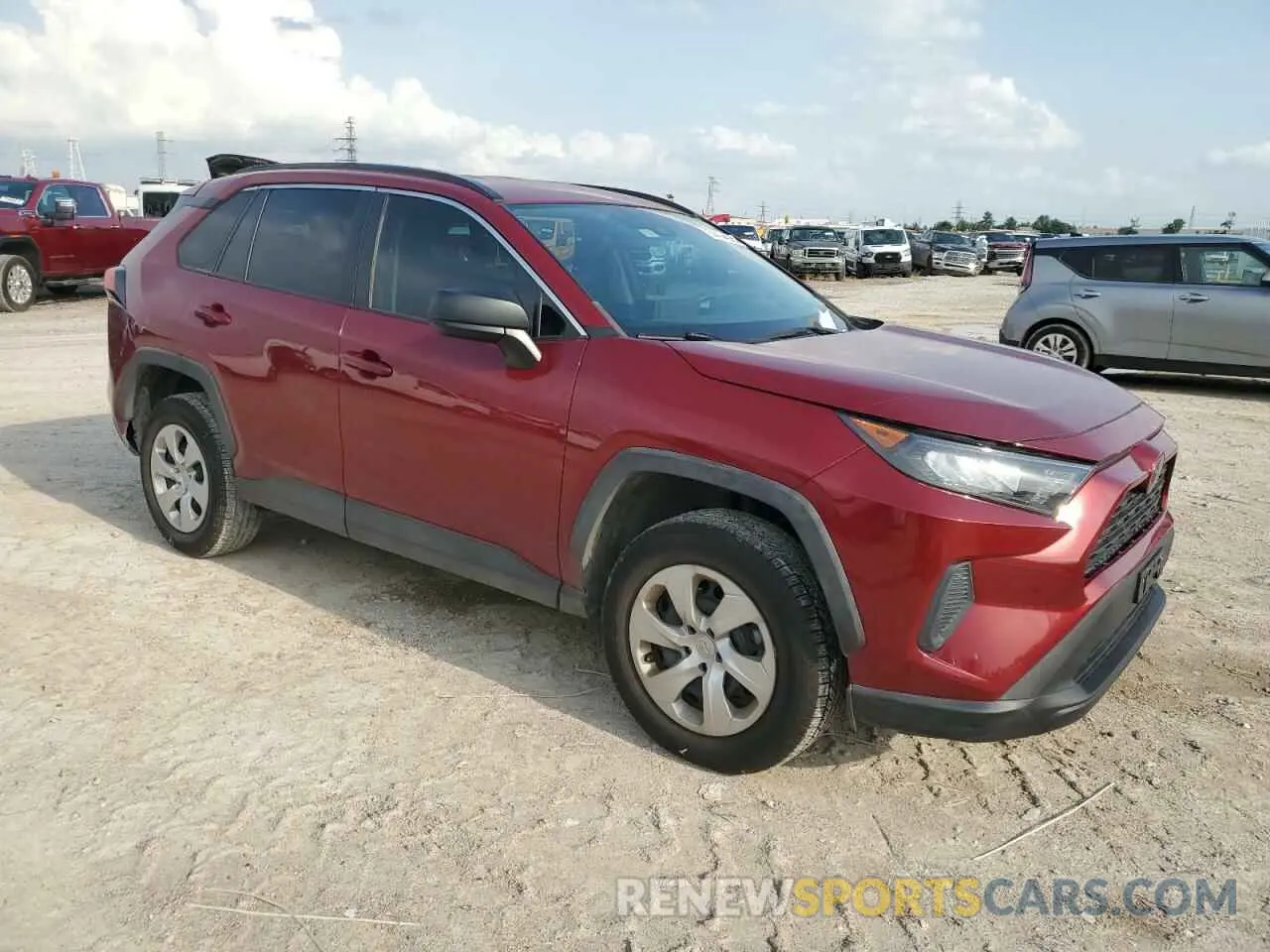 4 Photograph of a damaged car 2T3H1RFV2KC002257 TOYOTA RAV4 2019