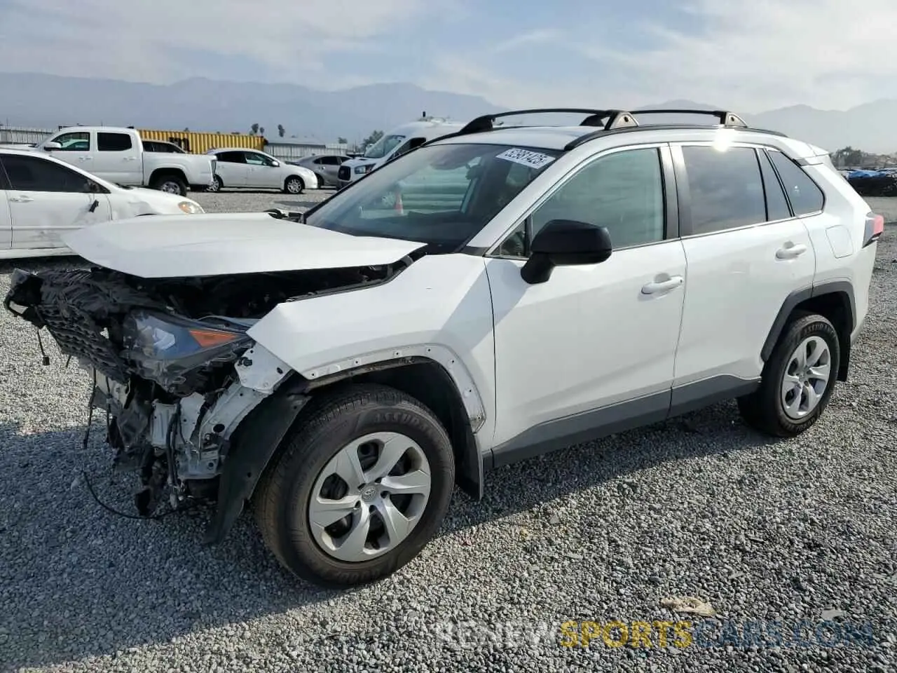 1 Photograph of a damaged car 2T3H1RFV2KC009757 TOYOTA RAV4 2019
