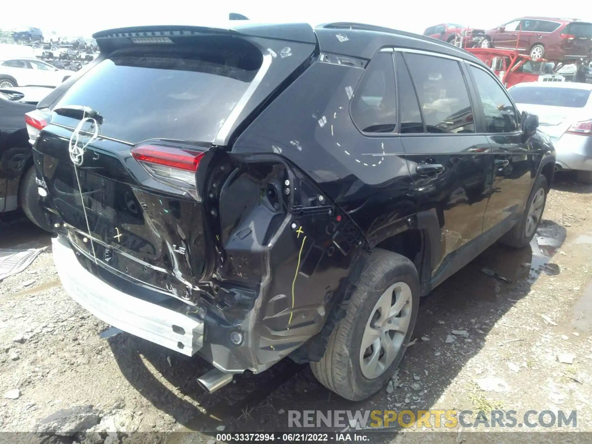 4 Photograph of a damaged car 2T3H1RFV2KC026431 TOYOTA RAV4 2019