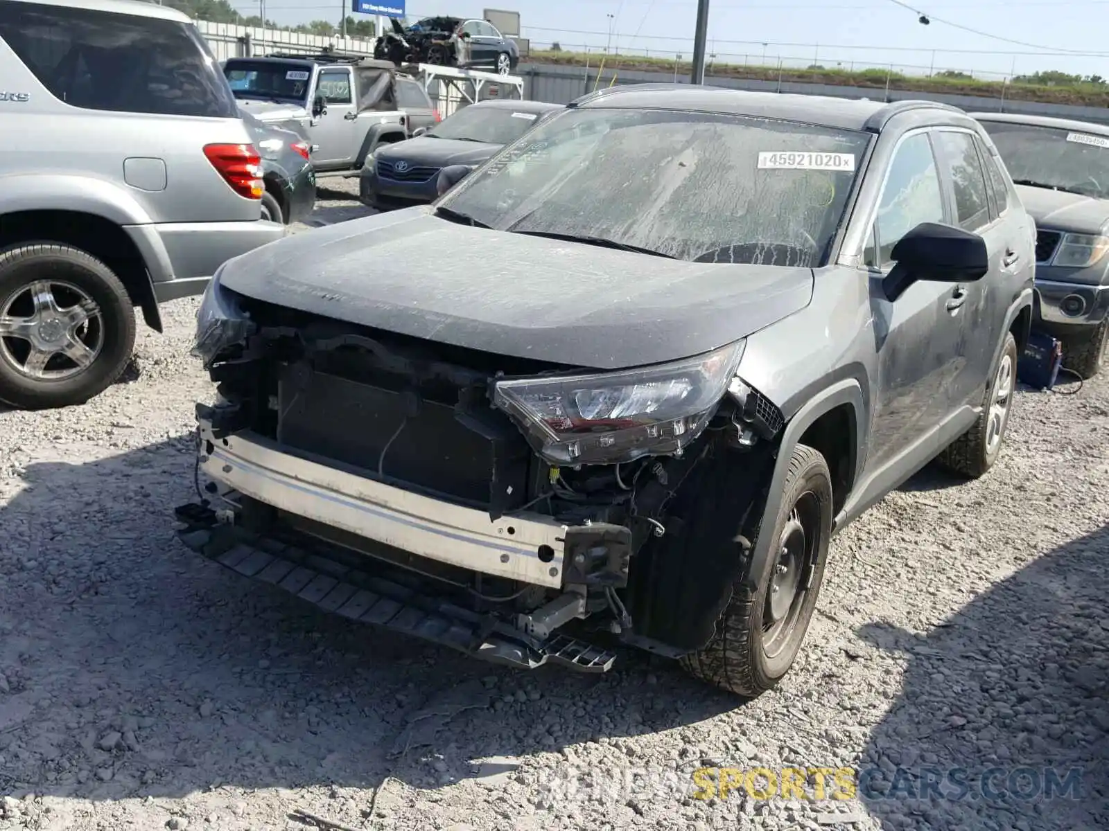 2 Photograph of a damaged car 2T3H1RFV2KW004556 TOYOTA RAV4 2019