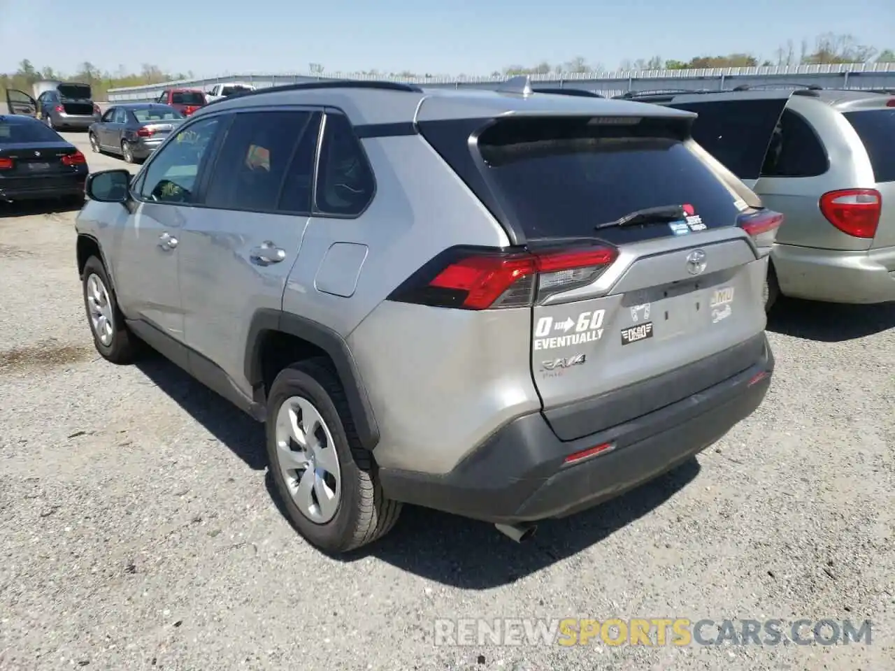 3 Photograph of a damaged car 2T3H1RFV2KW005299 TOYOTA RAV4 2019