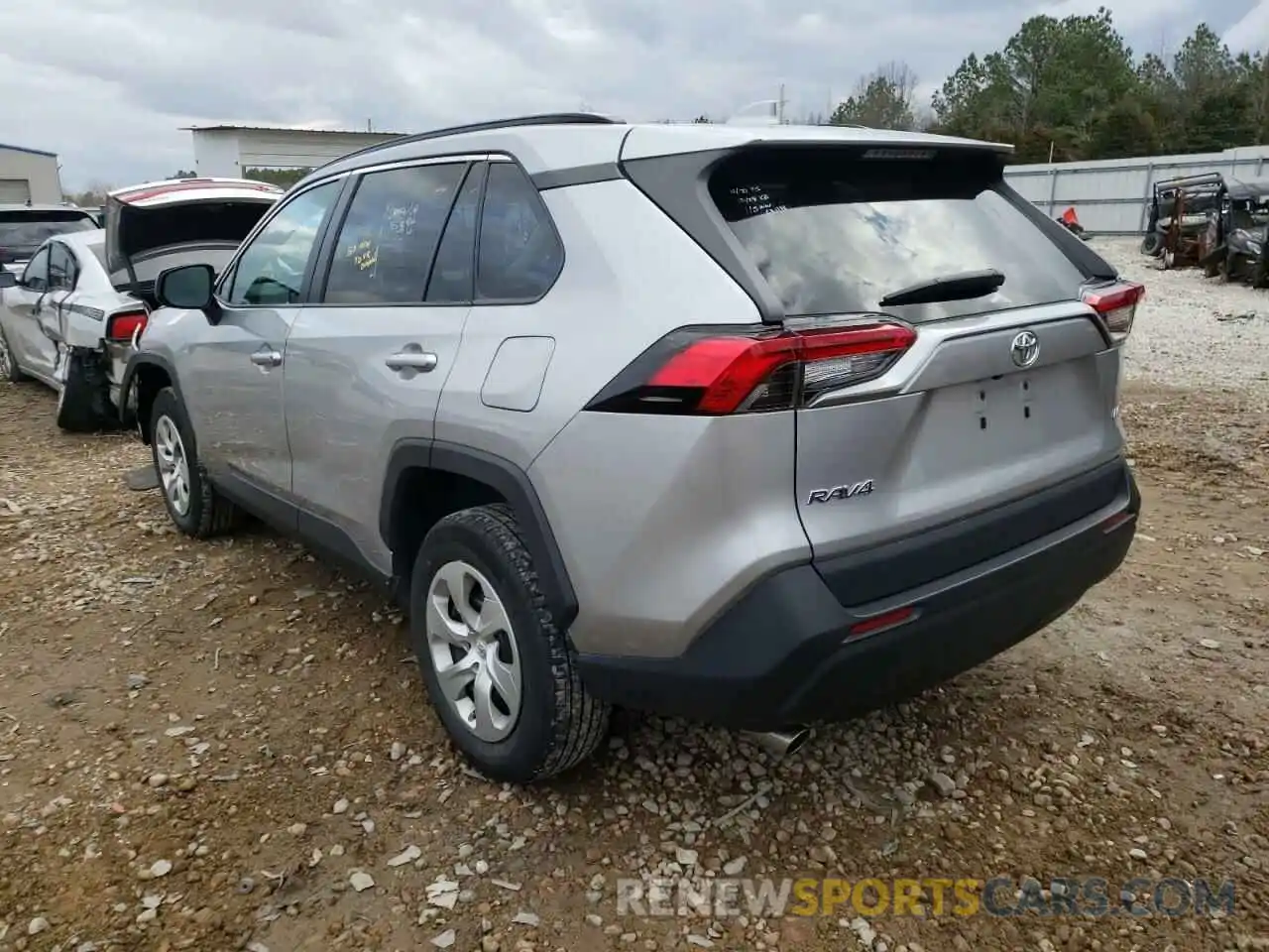 3 Photograph of a damaged car 2T3H1RFV2KW032048 TOYOTA RAV4 2019