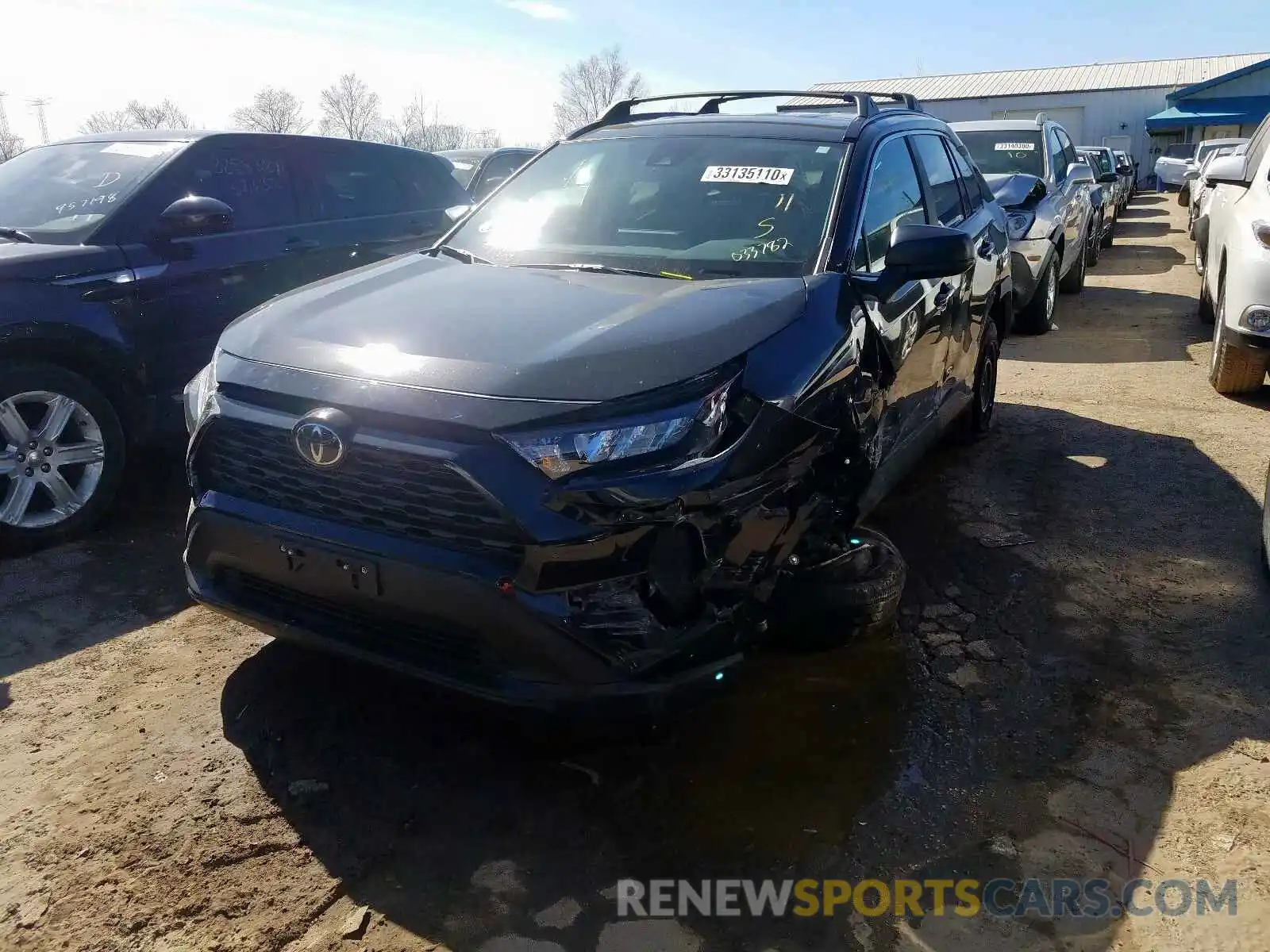 2 Photograph of a damaged car 2T3H1RFV2KW033782 TOYOTA RAV4 2019