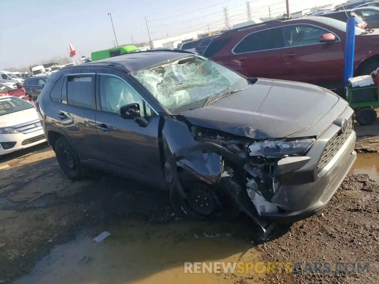 4 Photograph of a damaged car 2T3H1RFV2KW040537 TOYOTA RAV4 2019