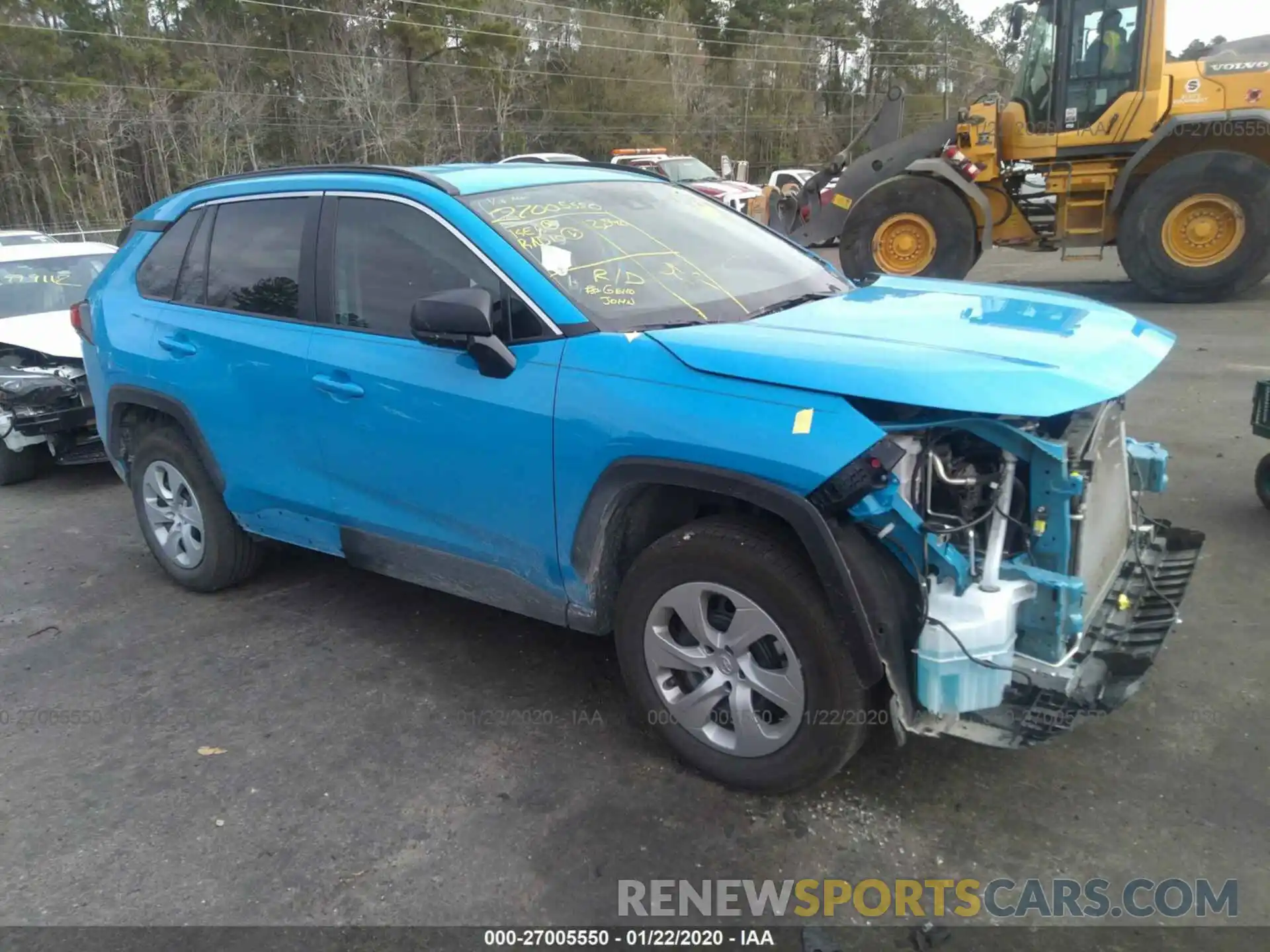 1 Photograph of a damaged car 2T3H1RFV2KW044975 TOYOTA RAV4 2019