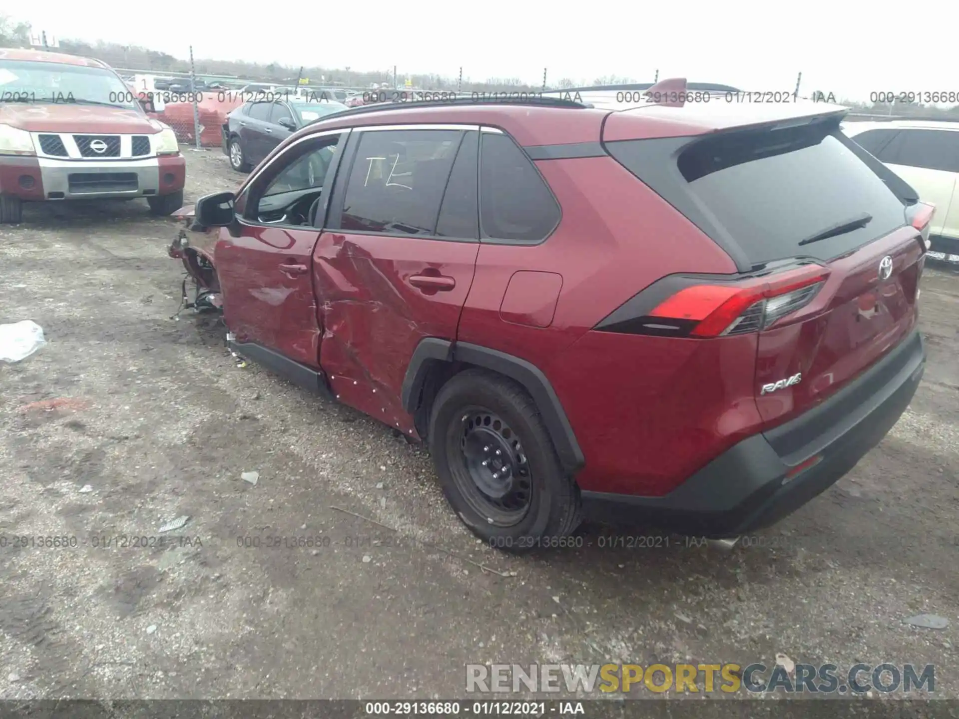 3 Photograph of a damaged car 2T3H1RFV2KW048301 TOYOTA RAV4 2019