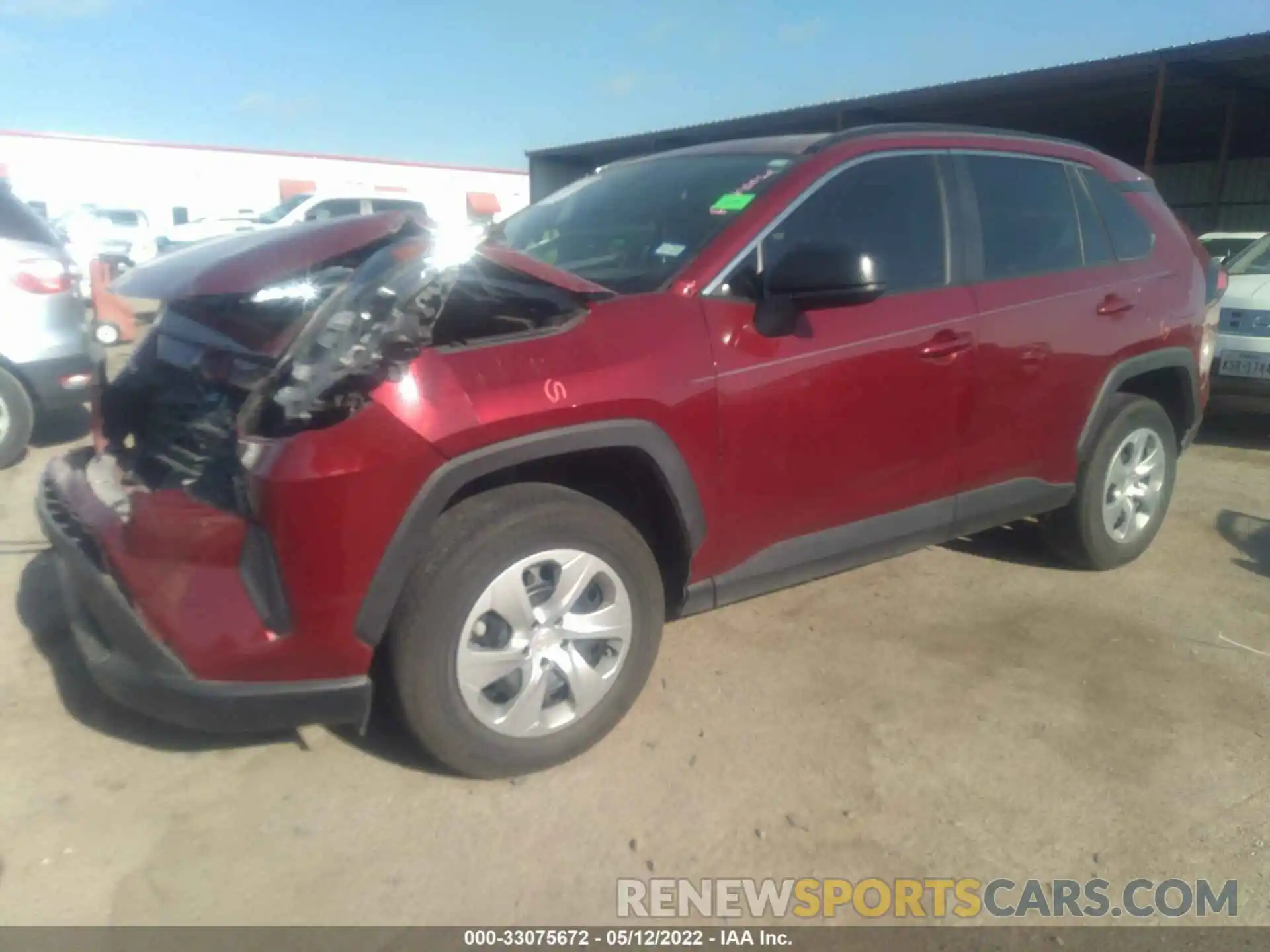 2 Photograph of a damaged car 2T3H1RFV2KW049156 TOYOTA RAV4 2019