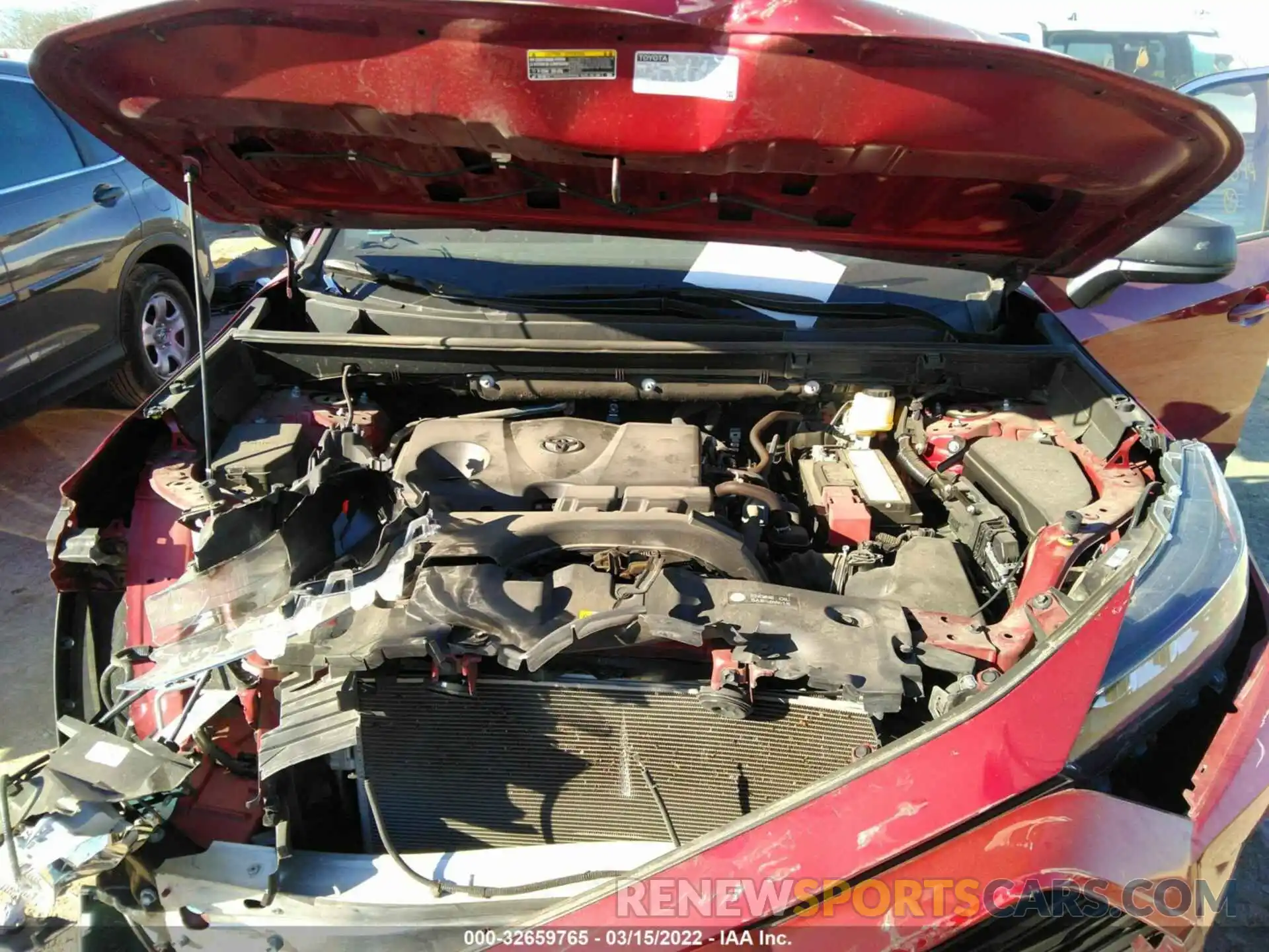 10 Photograph of a damaged car 2T3H1RFV2KW056544 TOYOTA RAV4 2019