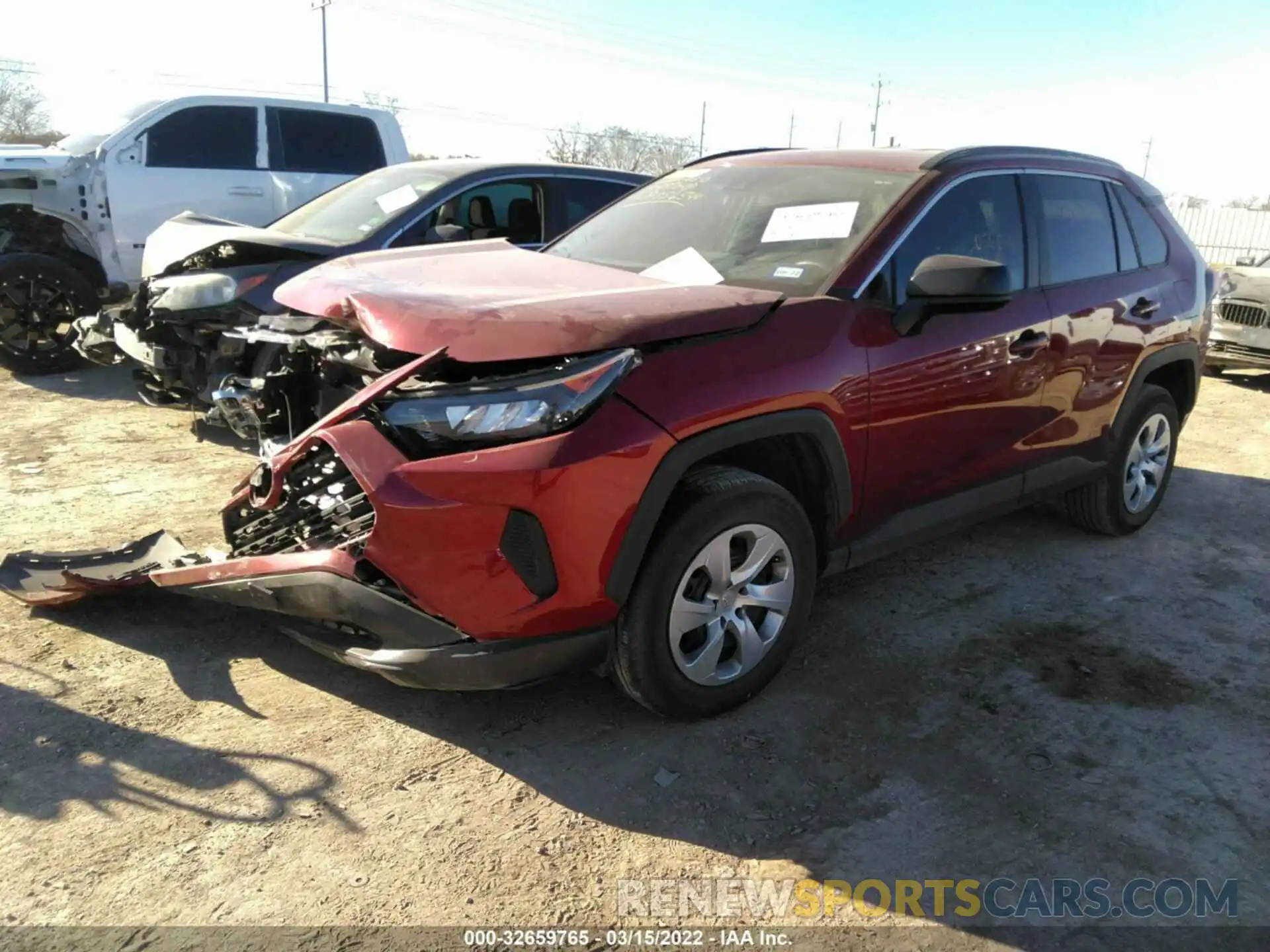 2 Photograph of a damaged car 2T3H1RFV2KW056544 TOYOTA RAV4 2019