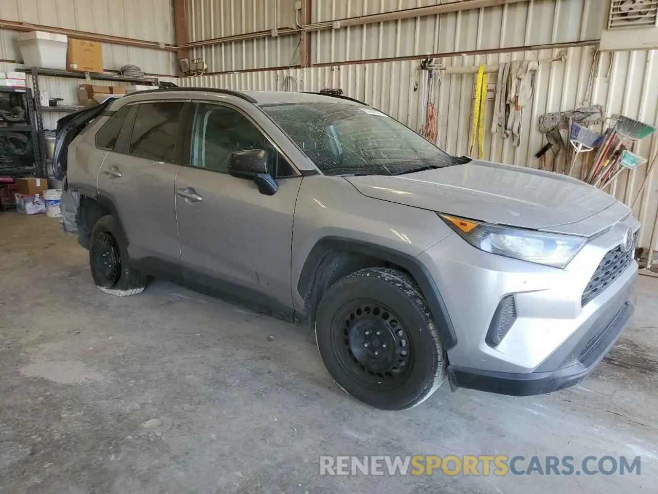4 Photograph of a damaged car 2T3H1RFV3KC006561 TOYOTA RAV4 2019