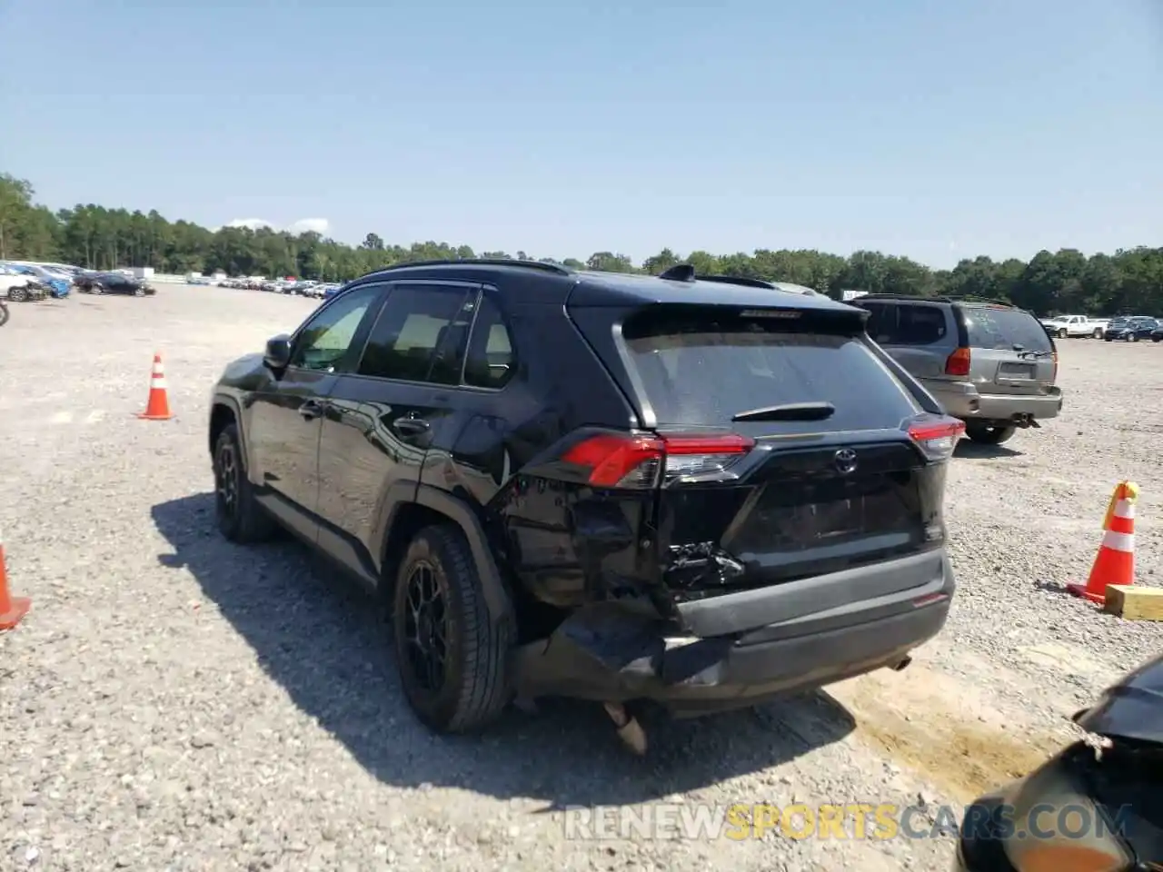 3 Photograph of a damaged car 2T3H1RFV3KC021075 TOYOTA RAV4 2019