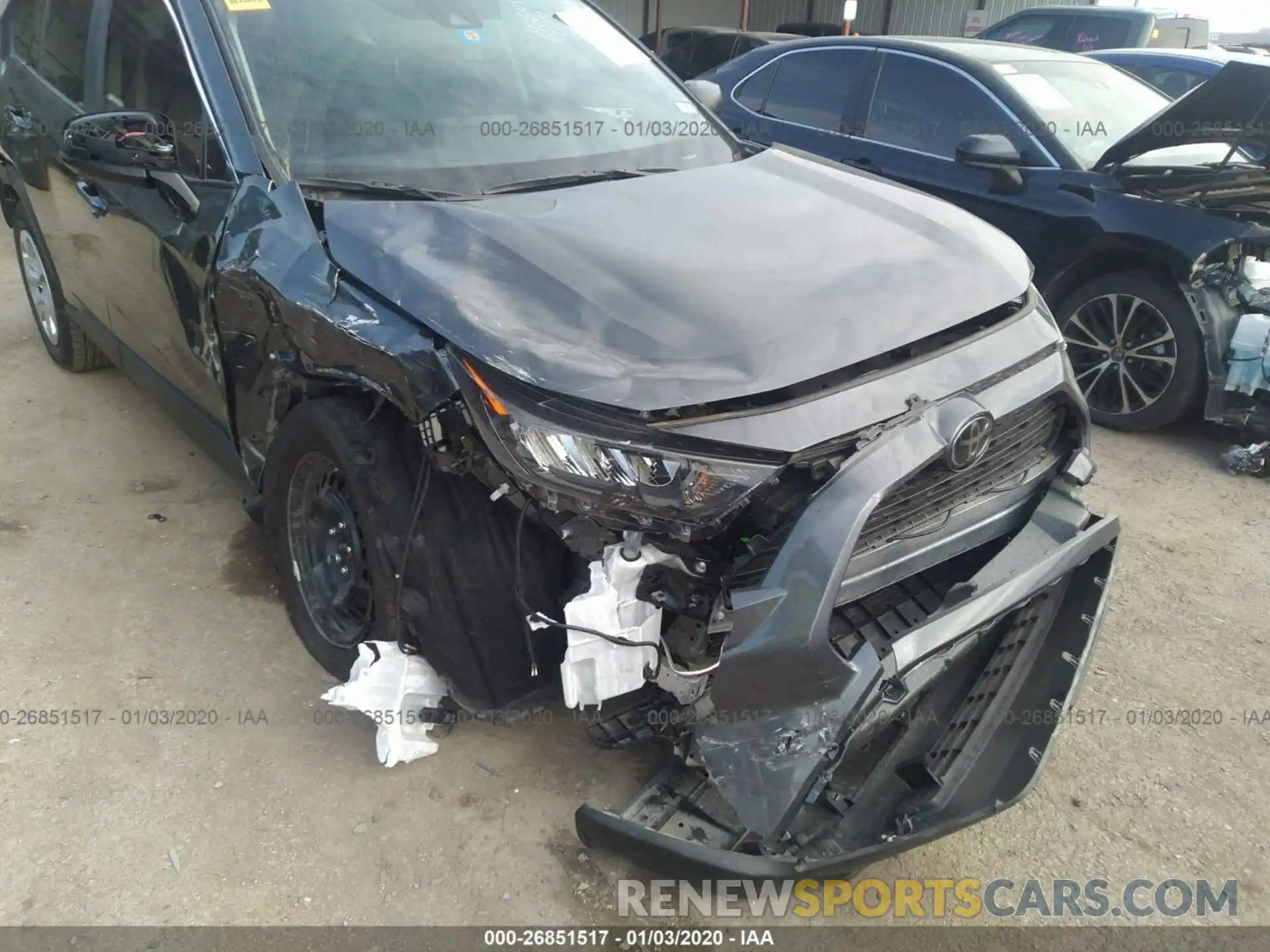 6 Photograph of a damaged car 2T3H1RFV3KC022663 TOYOTA RAV4 2019