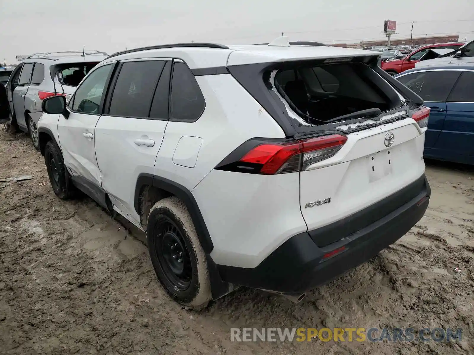 3 Photograph of a damaged car 2T3H1RFV3KC025711 TOYOTA RAV4 2019