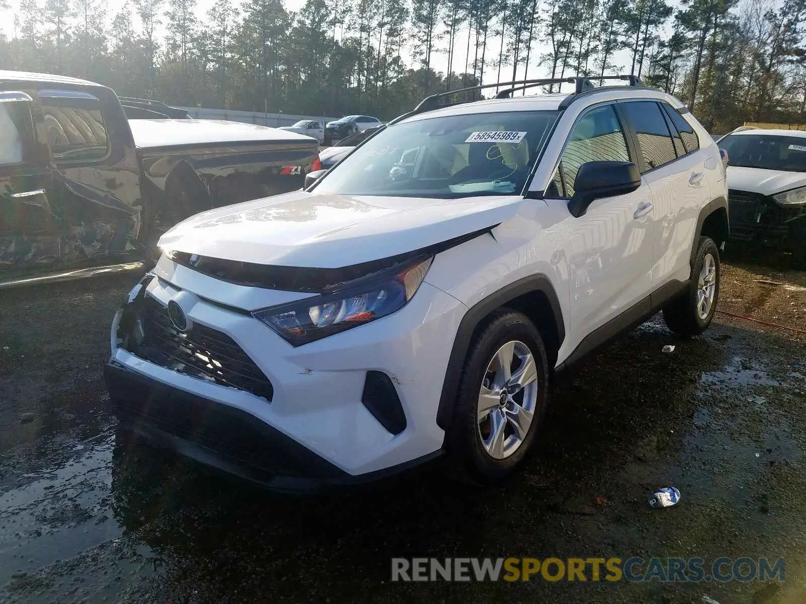 2 Photograph of a damaged car 2T3H1RFV3KC029371 TOYOTA RAV4 2019
