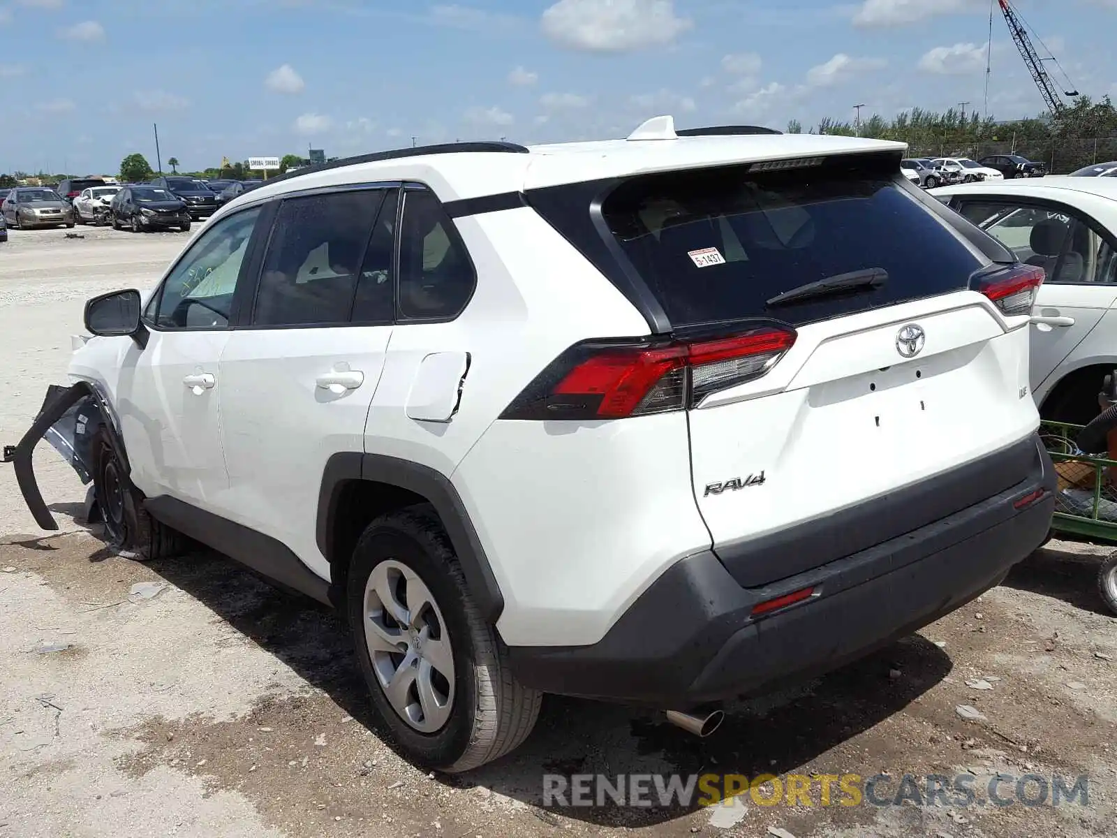 3 Photograph of a damaged car 2T3H1RFV3KW016246 TOYOTA RAV4 2019