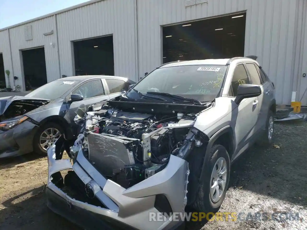 2 Photograph of a damaged car 2T3H1RFV3KW035346 TOYOTA RAV4 2019