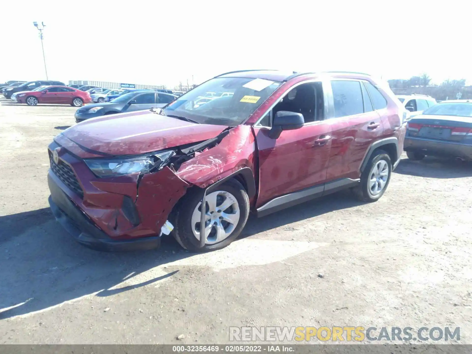 2 Photograph of a damaged car 2T3H1RFV3KW035363 TOYOTA RAV4 2019