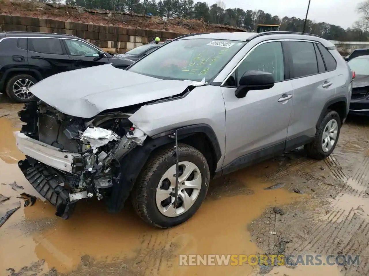 2 Photograph of a damaged car 2T3H1RFV3KW036609 TOYOTA RAV4 2019