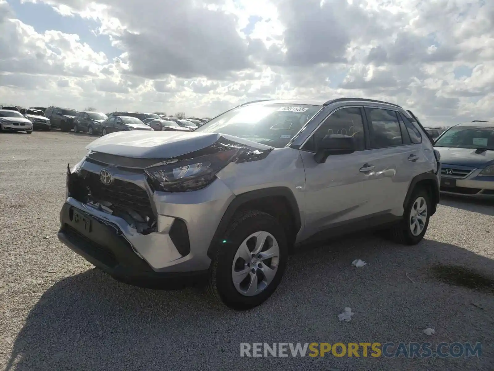 2 Photograph of a damaged car 2T3H1RFV3KW036982 TOYOTA RAV4 2019