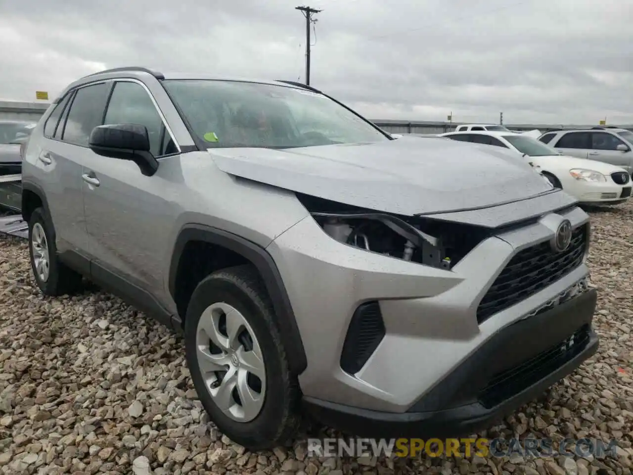 1 Photograph of a damaged car 2T3H1RFV3KW038750 TOYOTA RAV4 2019