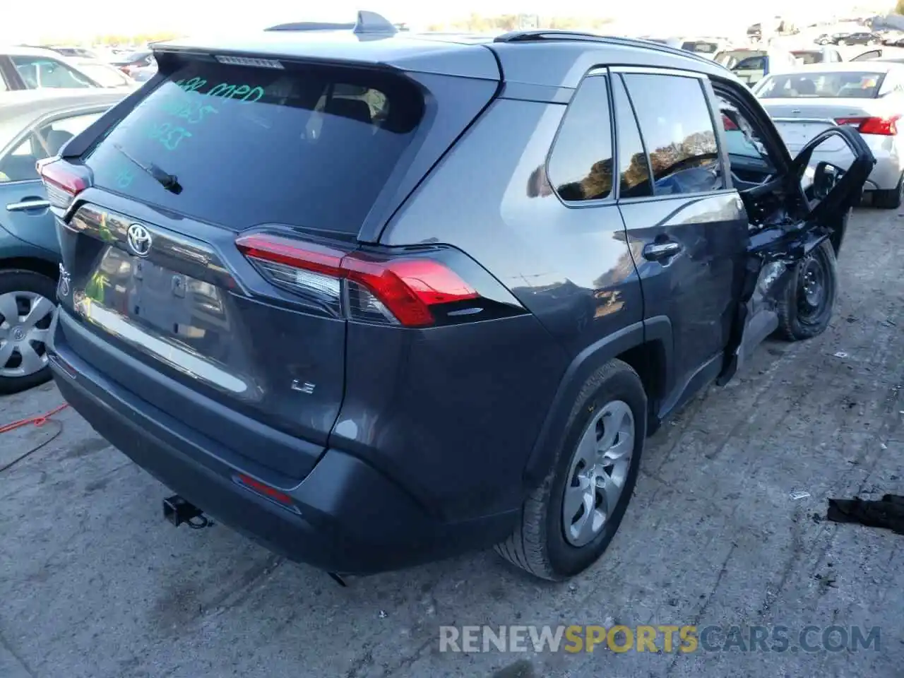 4 Photograph of a damaged car 2T3H1RFV3KW040255 TOYOTA RAV4 2019