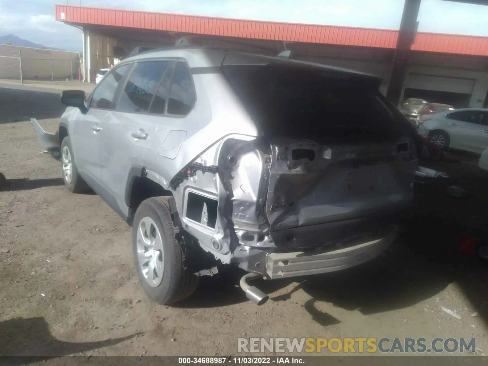 3 Photograph of a damaged car 2T3H1RFV3KW040434 TOYOTA RAV4 2019