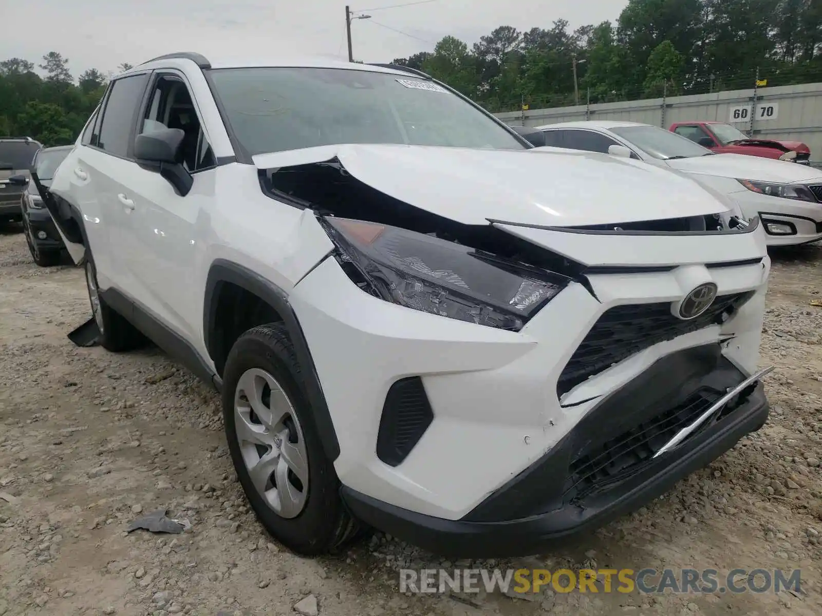 1 Photograph of a damaged car 2T3H1RFV3KW048307 TOYOTA RAV4 2019