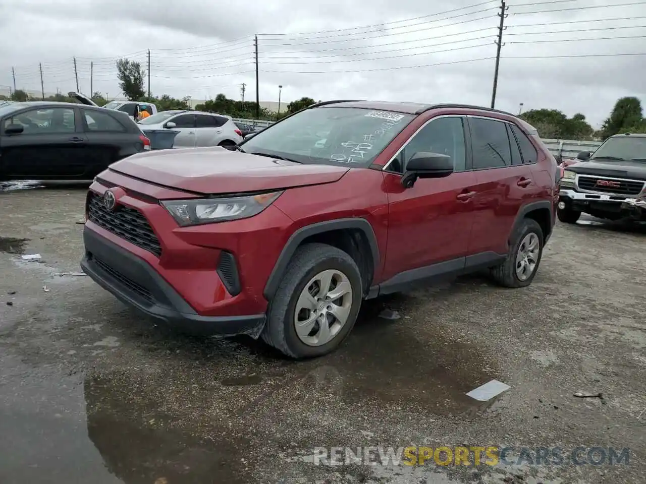 2 Photograph of a damaged car 2T3H1RFV3KW053698 TOYOTA RAV4 2019