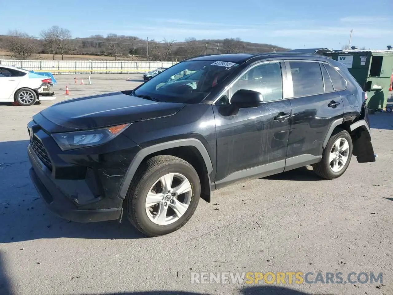 1 Photograph of a damaged car 2T3H1RFV3KW056729 TOYOTA RAV4 2019