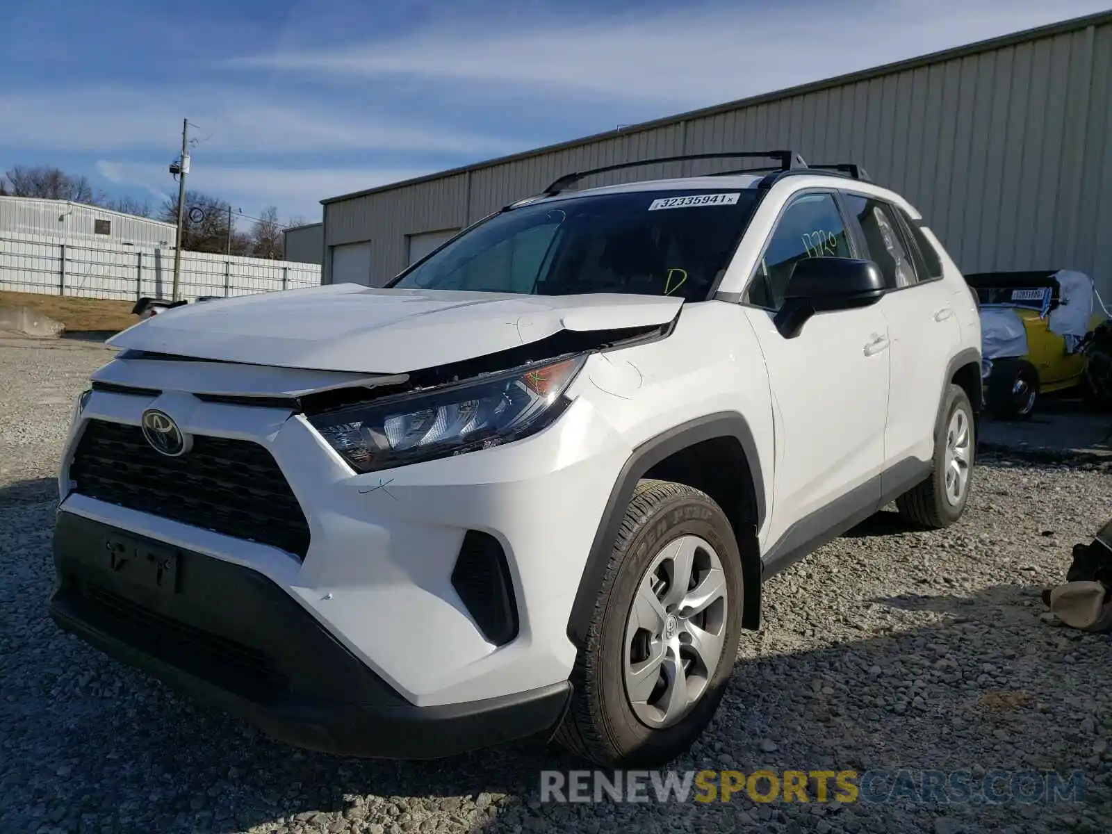 2 Photograph of a damaged car 2T3H1RFV4KC004415 TOYOTA RAV4 2019