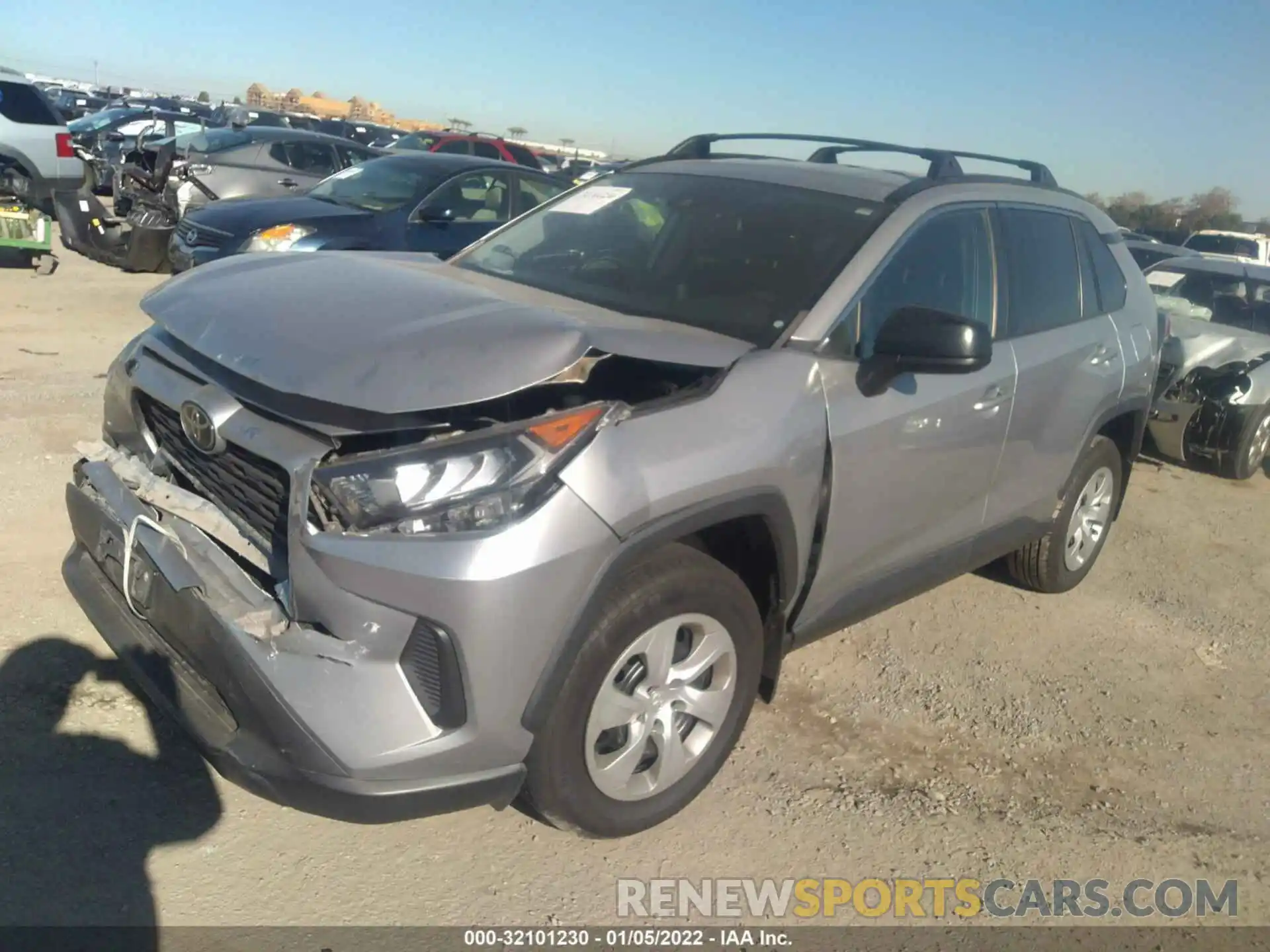 2 Photograph of a damaged car 2T3H1RFV4KC006939 TOYOTA RAV4 2019