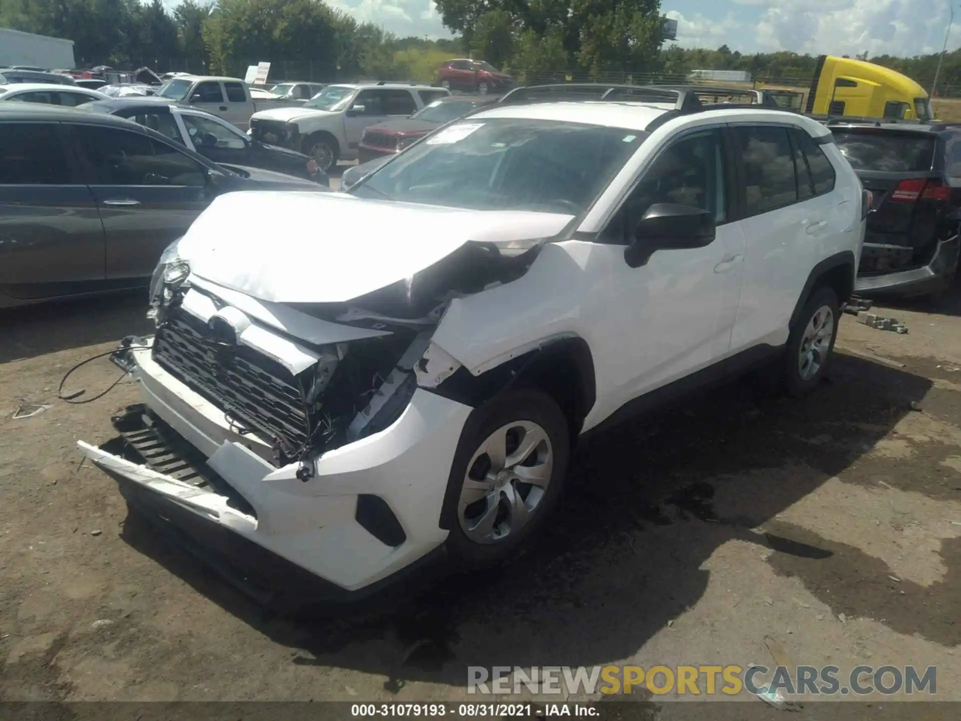 2 Photograph of a damaged car 2T3H1RFV4KC026639 TOYOTA RAV4 2019