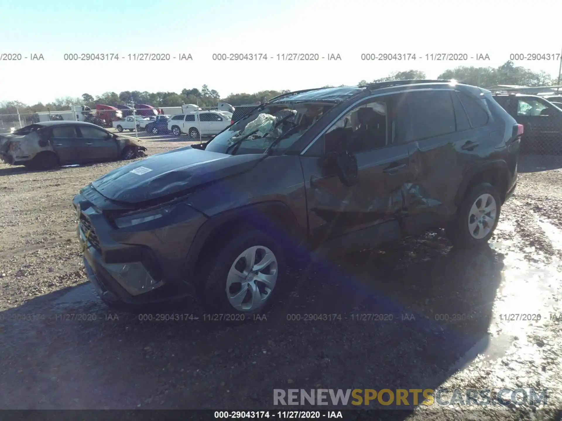 2 Photograph of a damaged car 2T3H1RFV4KC031422 TOYOTA RAV4 2019