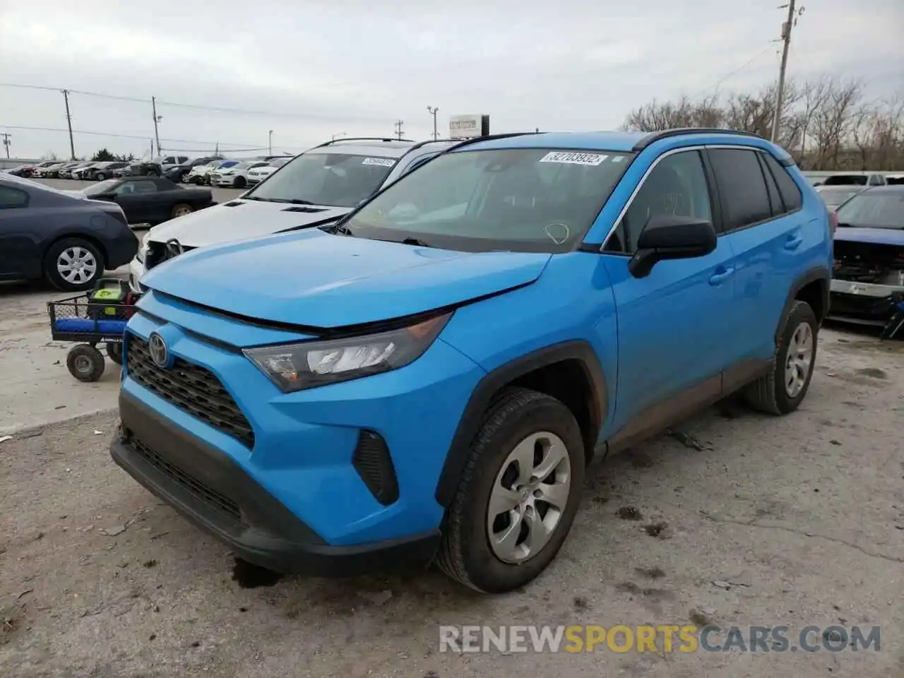 2 Photograph of a damaged car 2T3H1RFV4KW039972 TOYOTA RAV4 2019